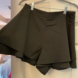 Black ruffle skort - worn once.